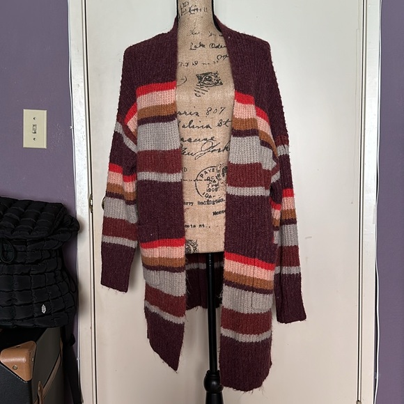 Target A New Day | Striped Knit Cardigan | Large - Picture 4 of 15